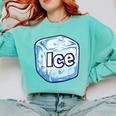 Ice Halloween Pun Costume Easy Lazy Team Group Teacher Comfort Colors Sweatshirt Chalky Mint Ice Halloween Pun Costume Easy Lazy Team Group Teacher Comfort Colors Sweatshirt Chalky Mint
