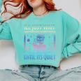 I'Ll Just Wait Until It's Quiet Skeleton Messy Bun Teacher Comfort Colors Sweatshirt Chalky Mint I'Ll Just Wait Until It's Quiet Skeleton Messy Bun Teacher Comfort Colors Sweatshirt Chalky Mint