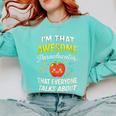 I'm That Awesome Paraeducator Teacher Comfort Colors Sweatshirt Chalky Mint