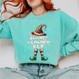 I'm The Science Teacher Elf Family Matching Group Christmas Comfort Colors Sweatshirt Chalky Mint I'm The Science Teacher Elf Family Matching Group Christmas Comfort Colors Sweatshirt Chalky Mint