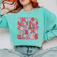 I'm So Berry Glad You Are Strawberry Elementary Teacher Comfort Colors Sweatshirt Chalky Mint
