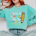 It's Beautiful Day For Learning Teacher Students Girls Boys Comfort Colors Sweatshirt Chalky Mint It's Beautiful Day For Learning Teacher Students Girls Boys Comfort Colors Sweatshirt Chalky Mint