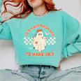 It's A Bootiful Day To Make Art Halloween Art Teacher Comfort Colors Sweatshirt Chalky Mint