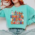 It's A Bootiful Day For Learning Cute Teacher Halloween Comfort Colors Sweatshirt Chalky Mint