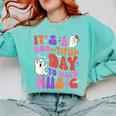 It's a Bootiful Day To Make Music Halloween Music Teacher Comfort Colors Sweatshirt Chalky Mint