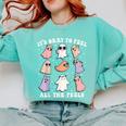It’s Okay To Feel All The Feels Special Ed Teacher Halloween Comfort Colors Sweatshirt Chalky Mint