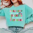 Jolliest Bunch Of Teachers This Side Of The Playground X-Mas Comfort Colors Sweatshirt Chalky Mint Jolliest Bunch Of Teachers This Side Of The Playground X-Mas Comfort Colors Sweatshirt Chalky Mint