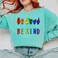 Be Kind Pride Sign Language Rainbow Teachers Interpreter ASL Comfort Colors Sweatshirt Chalky Mint Be Kind Pride Sign Language Rainbow Teachers Interpreter ASL Comfort Colors Sweatshirt Chalky Mint