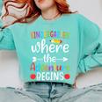 Kindergarten Where The Adventure Begins Shirt Children's Teacher Comfort Colors Sweatshirt Chalky Mint Kindergarten Where The Adventure Begins Shirt Children's Teacher Comfort Colors Sweatshirt Chalky Mint