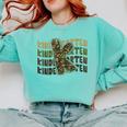 Kindergarten Camo Camouflage Boy Teacher Back To School Comfort Colors Sweatshirt Chalky Mint Kindergarten Camo Camouflage Boy Teacher Back To School Comfort Colors Sweatshirt Chalky Mint
