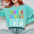 Kindergarten Crew Shirt Kinder Crew Teacher Boy Girl Comfort Colors Sweatshirt Chalky Mint Kindergarten Crew Shirt Kinder Crew Teacher Boy Girl Comfort Colors Sweatshirt Chalky Mint