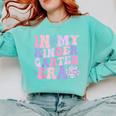 In My Kindergarten Era Teacher Kids Back To School Kinder Comfort Colors Sweatshirt Chalky Mint