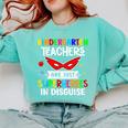 Kindergarten Teachers Are Just Superheroes In Disguise Comfort Colors Sweatshirt Chalky Mint Kindergarten Teachers Are Just Superheroes In Disguise Comfort Colors Sweatshirt Chalky Mint