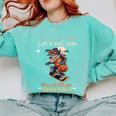 Let's Eat Kids Grammar Werewolf Halloween Teacher Comfort Colors Sweatshirt Chalky Mint Let's Eat Kids Grammar Werewolf Halloween Teacher Comfort Colors Sweatshirt Chalky Mint