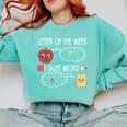 Letter Of The Week Ff Sight Word Teacher Squad Comfort Colors Sweatshirt Chalky Mint Letter Of The Week Ff Sight Word Teacher Squad Comfort Colors Sweatshirt Chalky Mint