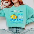Librarian Teacher Dive Into A Good Book Reading Premium Tri-Blend Comfort Colors Sweatshirt Chalky Mint Librarian Teacher Dive Into A Good Book Reading Premium Tri-Blend Comfort Colors Sweatshirt Chalky Mint