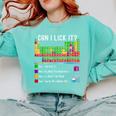 Can I Lick It Periodic Table Chart Science Teacher Cool Meme Comfort Colors Sweatshirt Chalky Mint Can I Lick It Periodic Table Chart Science Teacher Cool Meme Comfort Colors Sweatshirt Chalky Mint