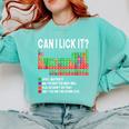 Can I Lick It Periodic Table Science Teacher Boy And Girls Comfort Colors Sweatshirt Chalky Mint Can I Lick It Periodic Table Science Teacher Boy And Girls Comfort Colors Sweatshirt Chalky Mint