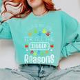 I Love My Job For All The Little Reasons Kid Daycare Teacher Comfort Colors Sweatshirt Chalky Mint I Love My Job For All The Little Reasons Kid Daycare Teacher Comfort Colors Sweatshirt Chalky Mint