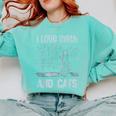 I Love Math And Cats Cat Lover Science Teacher Student Comfort Colors Sweatshirt Chalky Mint