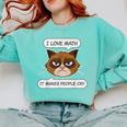I Love Math It Makes People Cry Math Teacher Comfort Colors Sweatshirt Chalky Mint I Love Math It Makes People Cry Math Teacher Comfort Colors Sweatshirt Chalky Mint