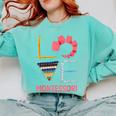 Love Montessori Education Math Teacher Comfort Colors Sweatshirt Chalky Mint Love Montessori Education Math Teacher Comfort Colors Sweatshirt Chalky Mint