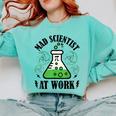 Mad Scientist Science Teacher Halloween Costume Teen Girls Comfort Colors Sweatshirt Chalky Mint Mad Scientist Science Teacher Halloween Costume Teen Girls Comfort Colors Sweatshirt Chalky Mint