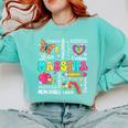 Maestra Spanish Teacher Back To School Maestra De Espanol Comfort Colors Sweatshirt Chalky Mint