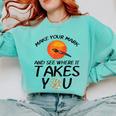 Make Mark Paintbrush International Dot Day Art Teacher Comfort Colors Sweatshirt Chalky Mint Make Mark Paintbrush International Dot Day Art Teacher Comfort Colors Sweatshirt Chalky Mint