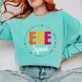 Matching ESE Squad First Last Day Team Teacher Student Tribe Comfort Colors Sweatshirt Chalky Mint Matching ESE Squad First Last Day Team Teacher Student Tribe Comfort Colors Sweatshirt Chalky Mint