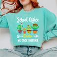 Matching Teacher Back To School School Office Crew Cactus Team School Office Squad Comfort Colors Sweatshirt Chalky Mint Matching Teacher Back To School School Office Crew Cactus Team School Office Squad Comfort Colors Sweatshirt Chalky Mint