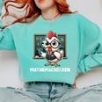 Math Teacher Chicken Mathemachicken Pun Comfort Colors Sweatshirt Chalky Mint Math Teacher Chicken Mathemachicken Pun Comfort Colors Sweatshirt Chalky Mint