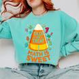 Math Teacher Halloween Costume Trick Or Treat Math Sweet Comfort Colors Sweatshirt Chalky Mint Math Teacher Halloween Costume Trick Or Treat Math Sweet Comfort Colors Sweatshirt Chalky Mint