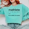 Mathlete Definition Math Math Teacher Nerd Geek Men Women Girls Kids Comfort Colors Sweatshirt Chalky Mint Mathlete Definition Math Math Teacher Nerd Geek Men Women Girls Kids Comfort Colors Sweatshirt Chalky Mint