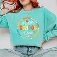 Middle School Crew Back To School For Teacher Comfort Colors Sweatshirt Chalky Mint Middle School Crew Back To School For Teacher Comfort Colors Sweatshirt Chalky Mint