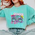 Middle School Is My Jam Cute Teacher Shirt 80's 90's Styl Comfort Colors Sweatshirt Chalky Mint