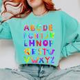 Monster ABC Cute Alphabet Halloween Teacher Costume Kids Comfort Colors Sweatshirt Chalky Mint Monster ABC Cute Alphabet Halloween Teacher Costume Kids Comfort Colors Sweatshirt Chalky Mint