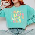 In My Music Teacher Era Retro Back To School Musician Band Men Women Comfort Colors Sweatshirt Chalky Mint