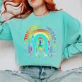 Musical Teacher Teaching Music Is My Jam Rainbow Tie Dye Comfort Colors Sweatshirt Chalky Mint Musical Teacher Teaching Music Is My Jam Rainbow Tie Dye Comfort Colors Sweatshirt Chalky Mint