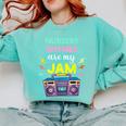 Nursery Rhymes Are My Jam 80s Retro Teachers & Students Kids Comfort Colors Sweatshirt Chalky Mint Nursery Rhymes Are My Jam 80s Retro Teachers & Students Kids Comfort Colors Sweatshirt Chalky Mint