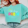 Oh Hey Pre-k Shirt Back To School Teachers Students Comfort Colors Sweatshirt Chalky Mint
