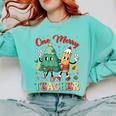 One Merry Teacher Groovy Christmas Tree Pjs Xmas Teacher Comfort Colors Sweatshirt Chalky Mint One Merry Teacher Groovy Christmas Tree Pjs Xmas Teacher Comfort Colors Sweatshirt Chalky Mint
