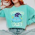 Pajama Day School Spirit Week Fun Cloud Teacher Student Comfort Colors Sweatshirt Chalky Mint Pajama Day School Spirit Week Fun Cloud Teacher Student Comfort Colors Sweatshirt Chalky Mint