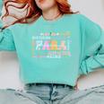 Paraprofessional Back To School Paraeducator Para Teacher Comfort Colors Sweatshirt Chalky Mint Paraprofessional Back To School Paraeducator Para Teacher Comfort Colors Sweatshirt Chalky Mint