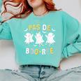 Pas De BOO-Rée Ghost Ballet Dancer Halloween Dance Teacher Comfort Colors Sweatshirt Chalky Mint Pas De BOO-Rée Ghost Ballet Dancer Halloween Dance Teacher Comfort Colors Sweatshirt Chalky Mint