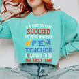 PE Teacher Succeed Sport Teacher School Fitness Gym Class Men Women Comfort Colors Sweatshirt Chalky Mint PE Teacher Succeed Sport Teacher School Fitness Gym Class Men Women Comfort Colors Sweatshirt Chalky Mint