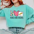 Peace Love Visuals Special Education Teacher Dream Team Comfort Colors Sweatshirt Chalky Mint Peace Love Visuals Special Education Teacher Dream Team Comfort Colors Sweatshirt Chalky Mint