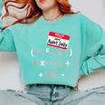PEMDAS Math Teacher Halloween Costume Comfort Colors Sweatshirt Chalky Mint