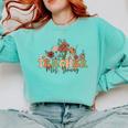 Personalized Name Teacher Mrs Young Back To School Custom Comfort Colors Sweatshirt Chalky Mint Personalized Name Teacher Mrs Young Back To School Custom Comfort Colors Sweatshirt Chalky Mint