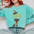 Physical Education Teacher Halloween Costume Witchy Teacher For Men Women Comfort Colors Sweatshirt Chalky Mint